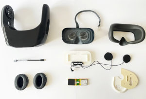 Casque VR décomposé