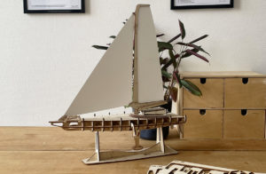 Maquette transatlantique monocoque