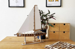 Maquette transatlantique monocoque